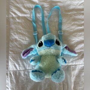 Stitch plush stuffed animal back pack purse bag